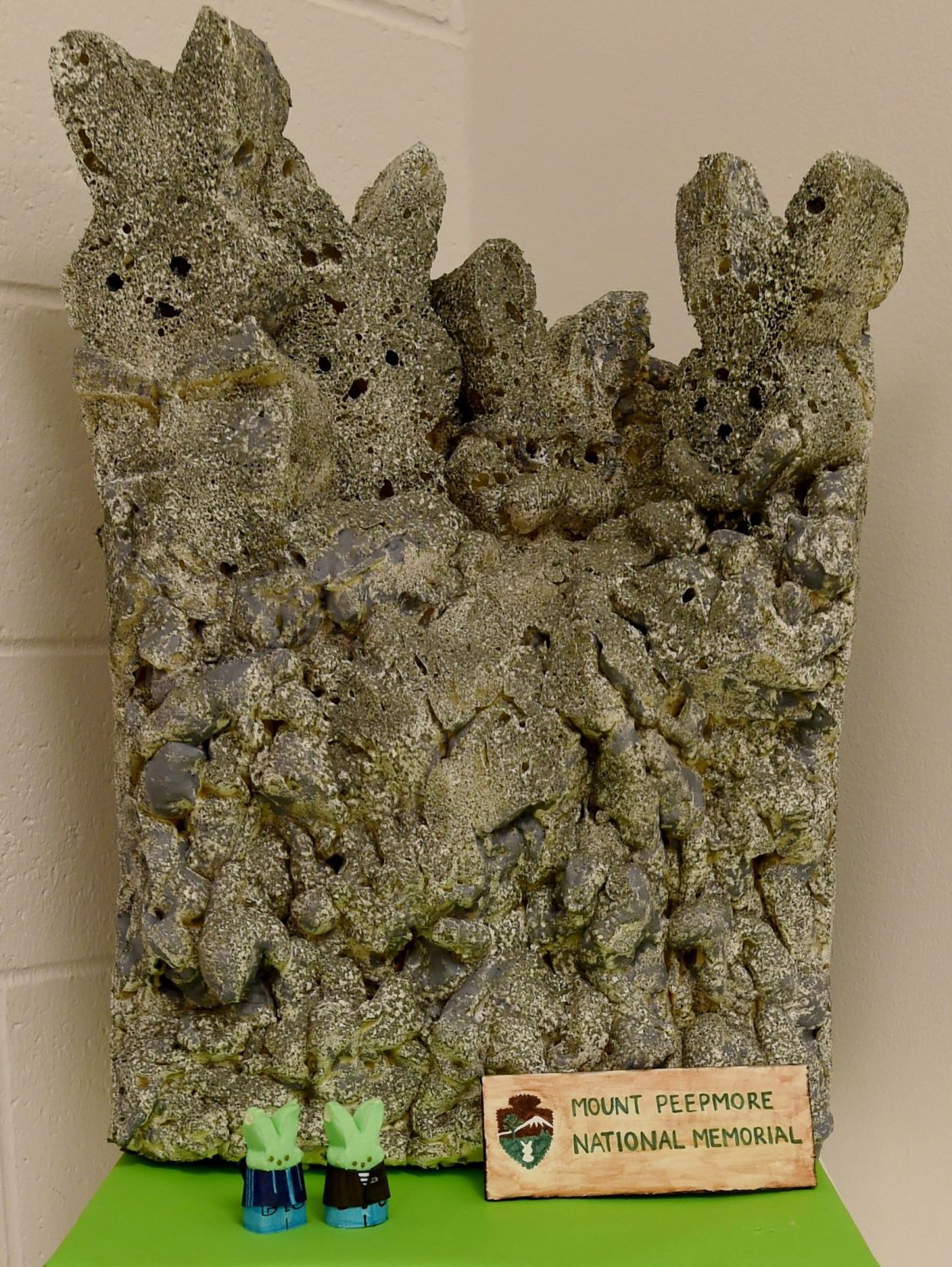 Elizabeth Peterson's "Greeting from Mount Peepsmore"